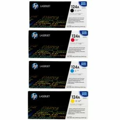 Promo 😀 HP 124A SET | Q6000A, Q6001A, Q6002A, Q6003A | Original HP Toner Cartridge - Black, Cyan, Yellow, Magenta 💯