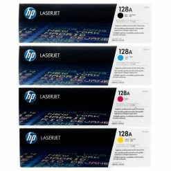 Flash Sale 🎉 HP 128A SET | CE320A, CE321A, CE322A, CE323A | Original HP Toner Cartridge - Black, Cyan, Yellow, Magenta ❤️