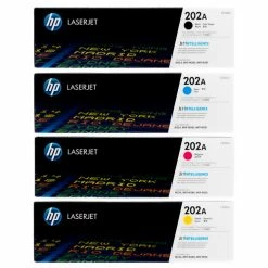 Flash Sale ✔️ HP 202A SET | CF500A, CF501A, CF502A, CF503A | Original HP Toner Cartridge - Black, Cyan, Yellow, Magenta ⌛