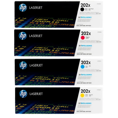 New 👏 HP 202X SET | CF500X, CF501X, CF502X, CF503X | Original HP Toner Cartridge - Black, Cyan, Yellow, Magenta ❤️ 1 New 👏 HP 202X SET | CF500X, CF501X, CF502X, CF503X | Original HP Toner Cartridge - Black, Cyan, Yellow, Magenta ❤️