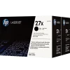 Cheapest 😍 C4127D | HP 27X | Original HP LaserJet Toner Cartridge - Dual Pack - Black 🔔