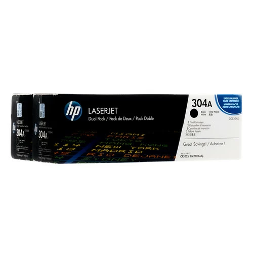 Best Sale 😍 CC530AD | HP 304A | Original HP Dual Pack Toner Cartridges - Black 💯 2 Best Sale 😍 CC530AD | HP 304A | Original HP Dual Pack Toner Cartridges - Black 💯 - Image 2