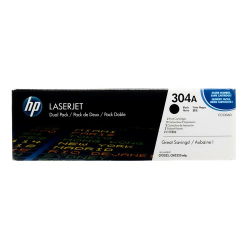 Best Sale 😍 CC530AD | HP 304A | Original HP Dual Pack Toner Cartridges - Black 💯 1 Best Sale 😍 CC530AD | HP 304A | Original HP Dual Pack Toner Cartridges - Black 💯