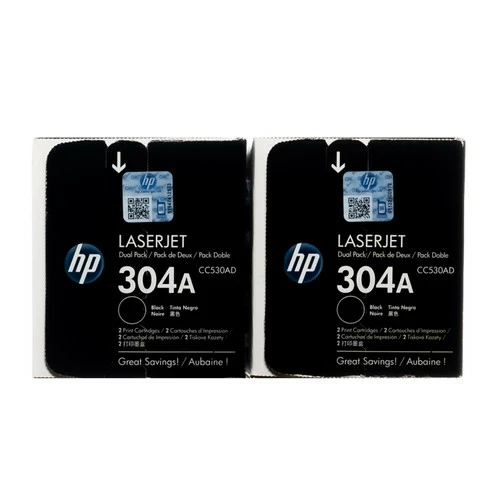 Best Sale 😍 CC530AD | HP 304A | Original HP Dual Pack Toner Cartridges - Black 💯 3 Best Sale 😍 CC530AD | HP 304A | Original HP Dual Pack Toner Cartridges - Black 💯 - Image 3