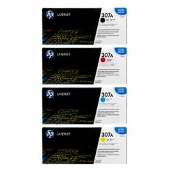 Outlet 🎉 HP 307A SET | CE740A, CE741A, CE742A, CE743A | Original HP Toner Cartridge - Black, Cyan, Yellow, Magenta 👏