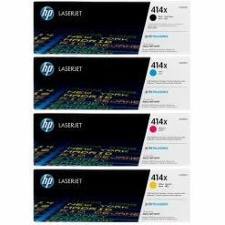 Best deal ❤️ HP 414X SET | W2020X, W2021X, W2022X, W2023X | Original HP High-Yield Toner Cartridges - Black, Cyan, Magenta, Yellow 🧨