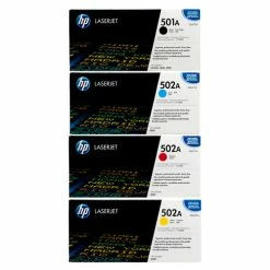 Best deal ✔️ HP 501A 502A SET | Q6470A, Q6471A, Q6472A, Q6473A | Original HP Toner Cartridge - Black, Cyan, Yellow, Magenta 😉