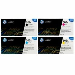 Wholesale 😍 HP 501A 503A Set | Q6470A, Q7581A, Q7582A, Q7583A | Original HP Toner Cartridge - Black, Cyan, Yellow, Magenta ✨