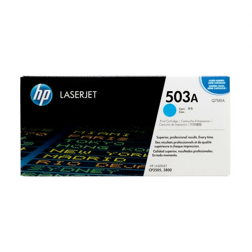 Brand new ✨ Q7581A | HP 503A | Original HP Toner Cartridges - Cyan ⌛ 1 Brand new ✨ Q7581A | HP 503A | Original HP Toner Cartridges - Cyan ⌛