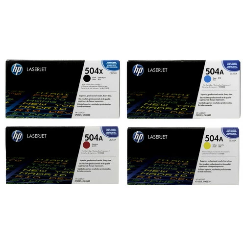 Best Sale ๐ฏ HP 504X 504A SET | CE250X, CE251A, CE252A, CE253A | Original HP Toner Cartridge - Black, Cyan, Yellow, Magenta ๐ 1 Best Sale ๐ฏ HP 504X 504A SET | CE250X, CE251A, CE252A, CE253A | Original HP Toner Cartridge - Black, Cyan, Yellow, Magenta ๐