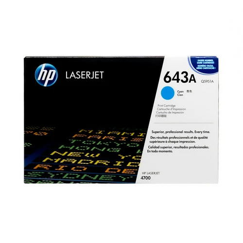 Brand new 🛒 Q5951A | HP 643A | Original HP Toner Cartridge - Cyan 😀 1 Brand new 🛒 Q5951A | HP 643A | Original HP Toner Cartridge - Cyan 😀