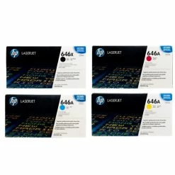 Budget 😉 HP 646X 646A SET | CE264X, CF031A, CF032A, CF033A | Original HP Toner Cartridge - Black, Cyan, Yellow, Magenta 👍
