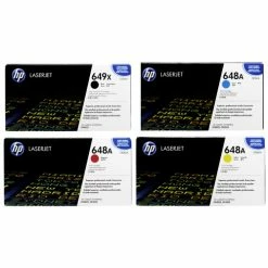 Cheapest 💯 HP 649X 648A SET | CE260X, CE261A, CE262A, CE263A | Original HP Toner Cartridge - Black, Cyan, Yellow, Magenta 🌟