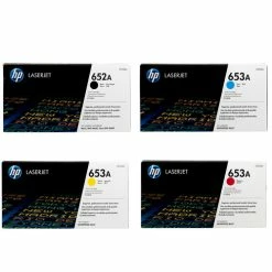 Best Sale ⌛ HP 652A 653A SET | CF320A, CF321A, CF322A, CF323A | Original HP Toner Cartridge - Black, Cyan, Yellow, Magenta ❤️