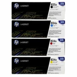 Promo ✨ HP 825A 824A SET | CB390A, CB381A, CB382A, CB383A | Original HP Toner Cartridge - Black, Cyan, Yellow, Magenta 👍