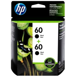 Best Pirce 🎁 CZ071FN | HP 60 | Original HP Dual Pack Ink Cartridges - Black 🧨