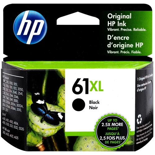 Brand new ๐ฅ CH563WN | HP 61XL | Original HP High-Yield Ink Cartridge - Black ๐ฅ 1 Brand new ๐ฅ CH563WN | HP 61XL | Original HP High-Yield Ink Cartridge - Black ๐ฅ
