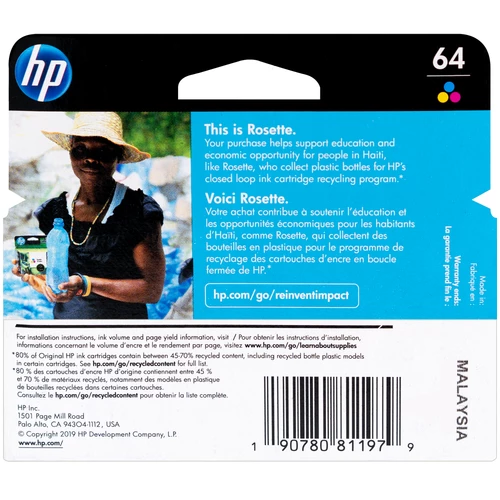 Promo 👍 N9J89AN | HP 64 | Original HP Ink Cartridge - Tri-Color 🛒 2 Promo 👍 N9J89AN | HP 64 | Original HP Ink Cartridge - Tri-Color 🛒 - Image 2