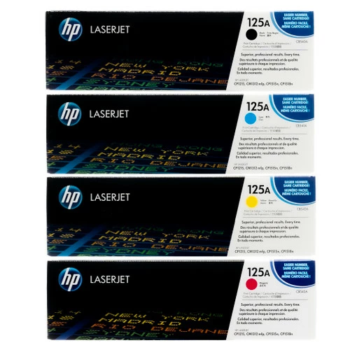 Budget ๐งจ HP 125A SET | CB540A, CB541A, CB542A, CB543A | Original HP Toner Cartridge - Black, Cyan, Yellow, Magenta ๐ 1 Budget ๐งจ HP 125A SET | CB540A, CB541A, CB542A, CB543A | Original HP Toner Cartridge - Black, Cyan, Yellow, Magenta ๐