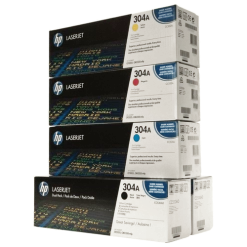 Buy 👍 HP CC530AD CF340A SET | HP 304A | Original HP Toner Cartridge - Black, Cyan, Yellow, Magenta 🌟