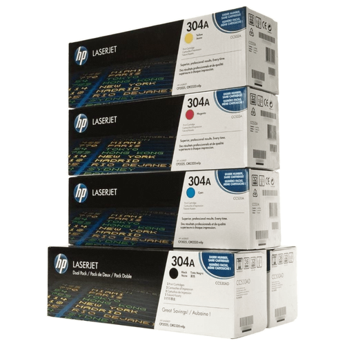 Buy 👍 HP CC530AD CF340A SET | HP 304A | Original HP Toner Cartridge - Black, Cyan, Yellow, Magenta 🌟 1 Buy 👍 HP CC530AD CF340A SET | HP 304A | Original HP Toner Cartridge - Black, Cyan, Yellow, Magenta 🌟