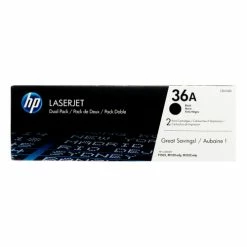 Discount ✨ CB436D | HP 36A | Original HP Dual Pack Toner Cartridges - Black 🎉